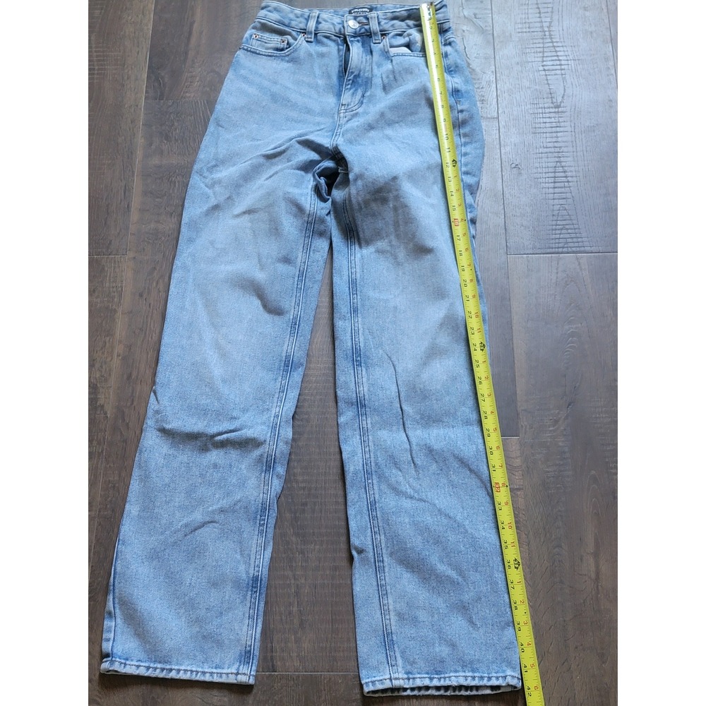 Playboy by Pacsun Jeans High Rise Light Wash Straight Leg Denim Size 24